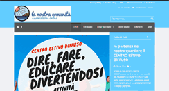 Desktop Screenshot of lanostracomunita.org